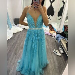 BRAND NEW Jovani prom dress, blue size 10